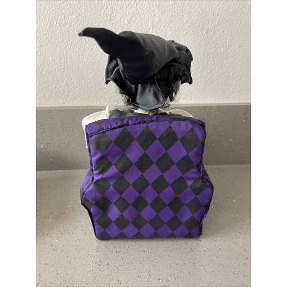 Gemmy Animated Halloween Talking Witch Petting Cat  Vintage READ NOT WORKING - Picture 7 of 12